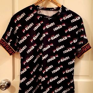 Top and skirt set Fendi branding